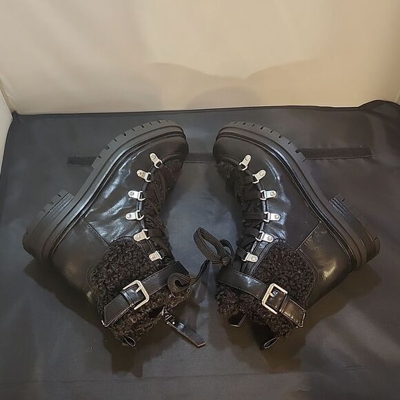 CIRCUS BY SAM EDELMAN WOMEN'S GRETCHEN SHEARLING HIKER BOOT G1 - Picture 10 of 15